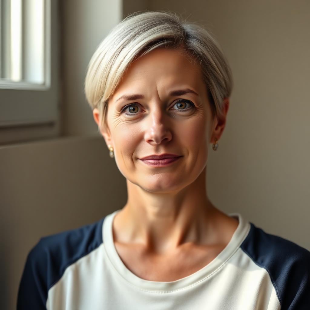 Portrait of Alexis T., illustrative placeholder